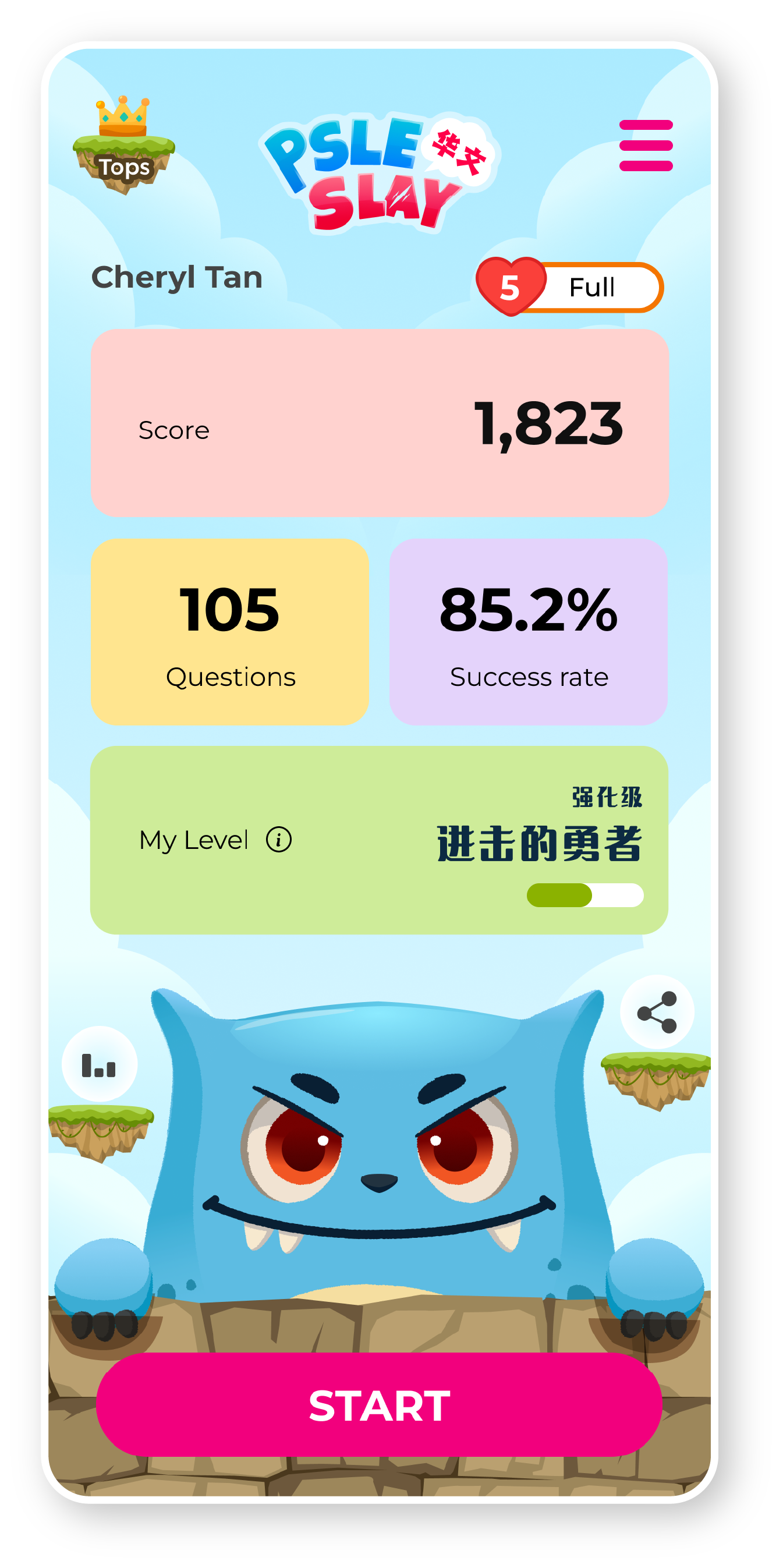 PSLE Slay Level Selection PSLE Slay Level Selection